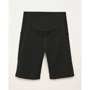 Girlfriend Collective Black High-Rise Pocket Bike Short Size XXS nwt